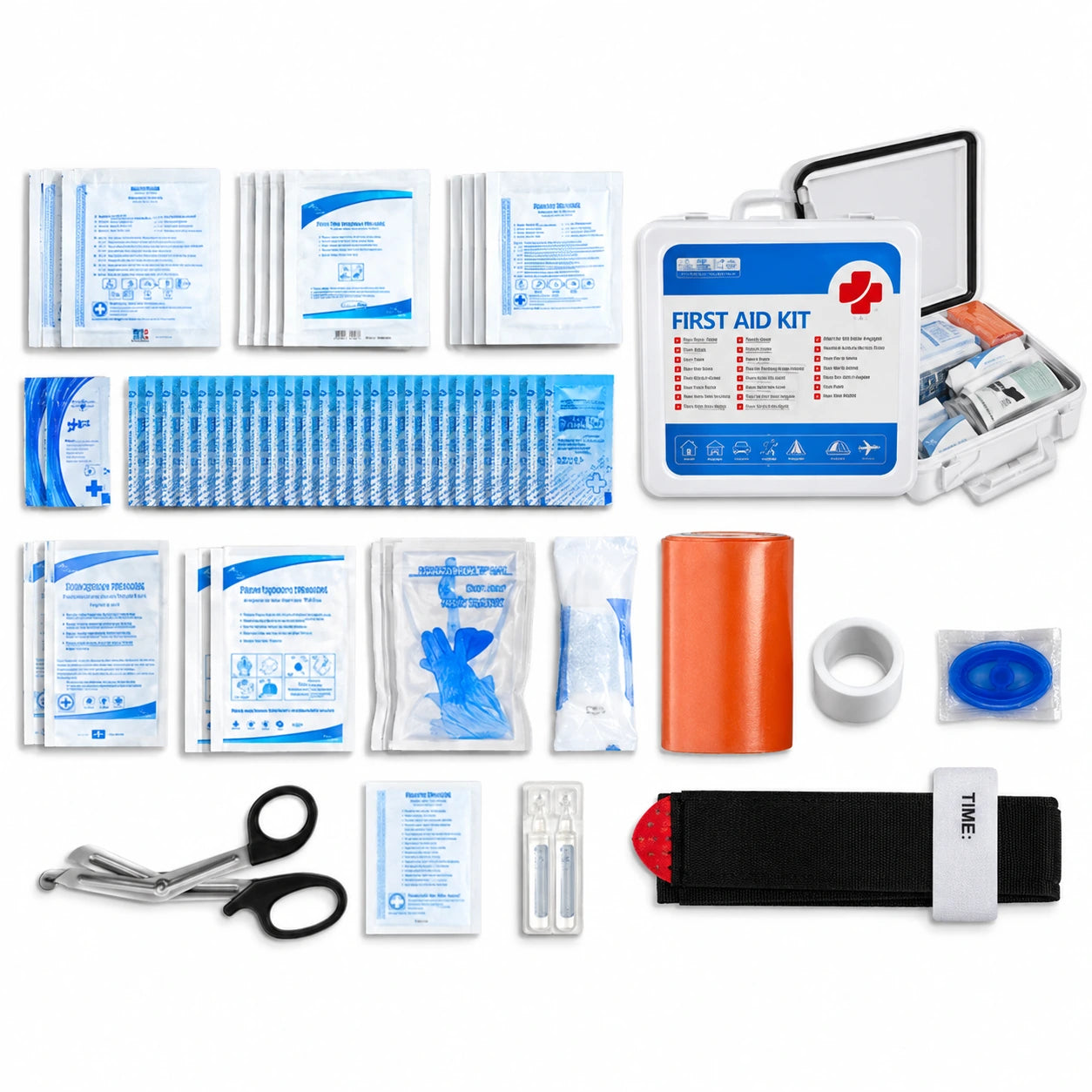 Oripower 120-Piece Metal First-Aid Kit